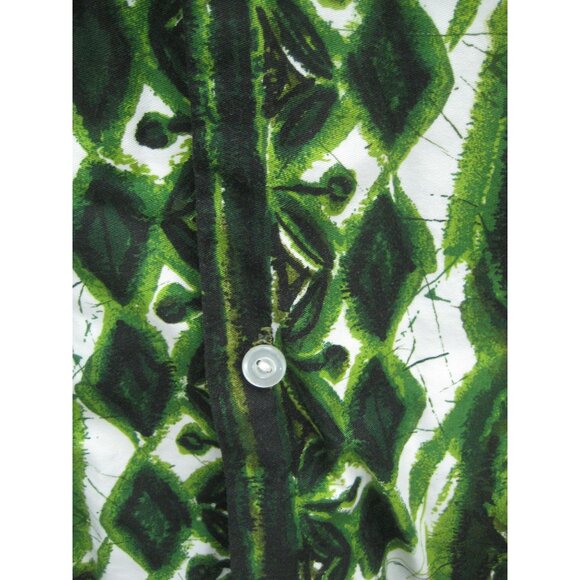 Tropicana Bark Cloth Shirt Mens Medium Loop Collar Vintage 1950s Size M - Picture 6 of 10